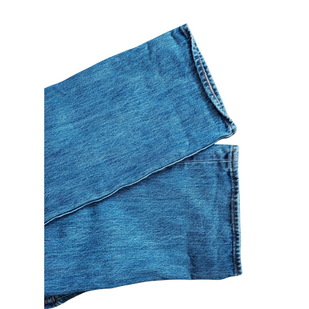 Levi's 501 Original Fit Button Fly Men's Denim Jeans Straight Leg Blue Sz 35X34 - Picture 7 of 9